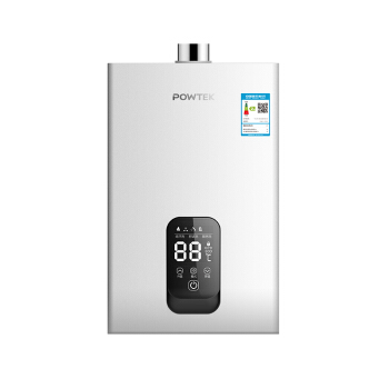 力科(kē)（POWTEK）13/16升交流強抽燃氣熱水器 天然氣 多重安全防護 JSQ25-13EH01 13L